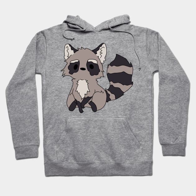 Loki The Raccoon Hoodie by PirateJam